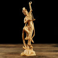 Boxwood Dunhuang Flying Apsaras in Wood